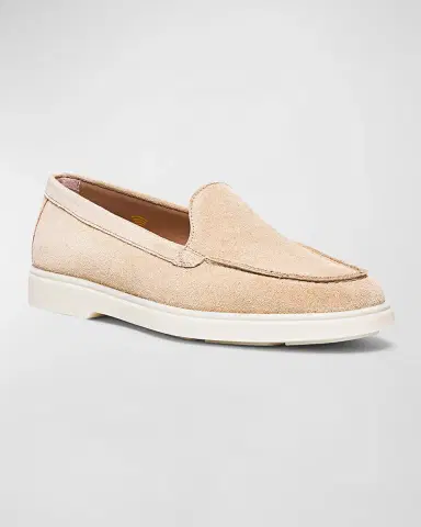 Santoni Yaltamoc Suede Slip-On Loafers | Thumbnail 2 Santoni Yaltamoc Suede Slip-On Loafers | Thumbnail 2