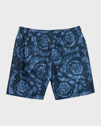 Versace Boy's Barocco Swim Shorts, Size 8 | Thumbnail 2