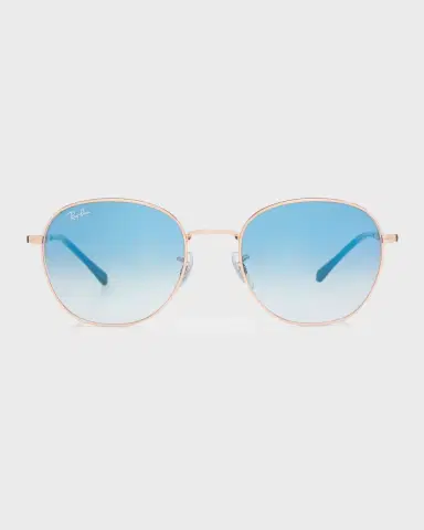 Ray-Ban Gradient Metal Round Sunglasses, 55MM | Thumbnail 2 Ray-Ban Gradient Metal Round Sunglasses, 55MM | Thumbnail 2