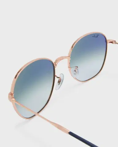 Ray-Ban Gradient Metal Round Sunglasses, 55MM | Thumbnail 4 Ray-Ban Gradient Metal Round Sunglasses, 55MM | Thumbnail 4