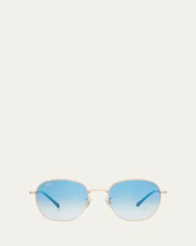 Ray-Ban Gradient Metal Round Sunglasses, 55MM | Thumbnail 5 Ray-Ban Gradient Metal Round Sunglasses, 55MM | Thumbnail 5