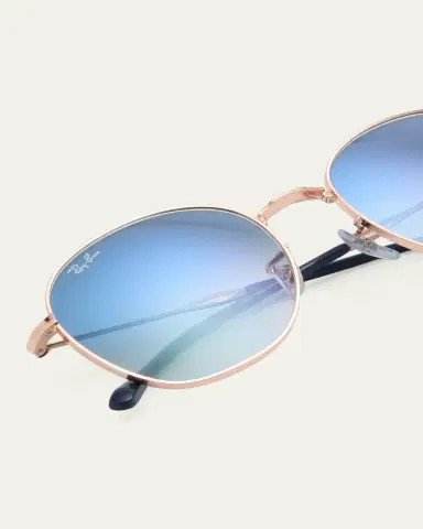 Ray-Ban Gradient Metal Round Sunglasses, 55MM | Thumbnail 8 Ray-Ban Gradient Metal Round Sunglasses, 55MM | Thumbnail 8