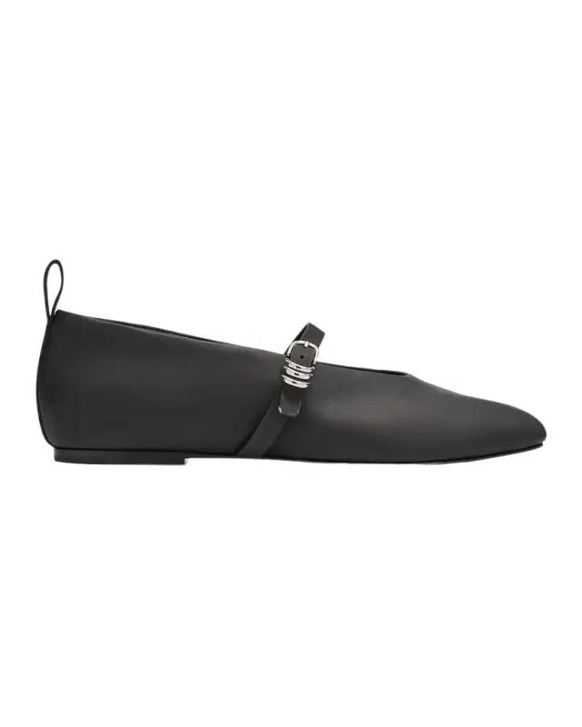 rag & bone Spire Leather Mary Jane Ballerina Flats