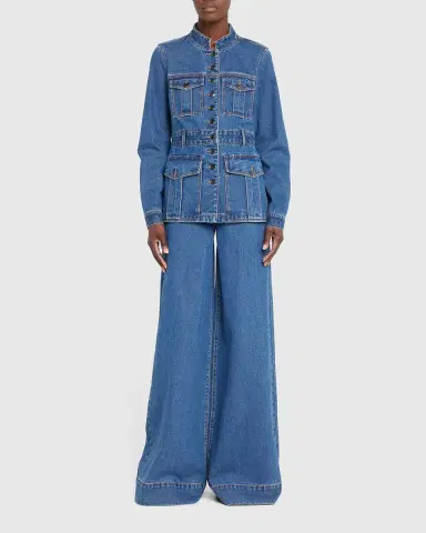 Veronica Beard Tika Denim Jacket | Thumbnail 2 Veronica Beard Tika Denim Jacket | Thumbnail 2