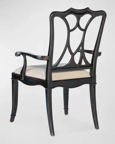 Hooker Furniture Charleston Upholstered Dining Arm Chair | Thumbnail 2