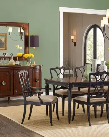 Hooker Furniture Charleston Upholstered Dining Arm Chair | Thumbnail 3