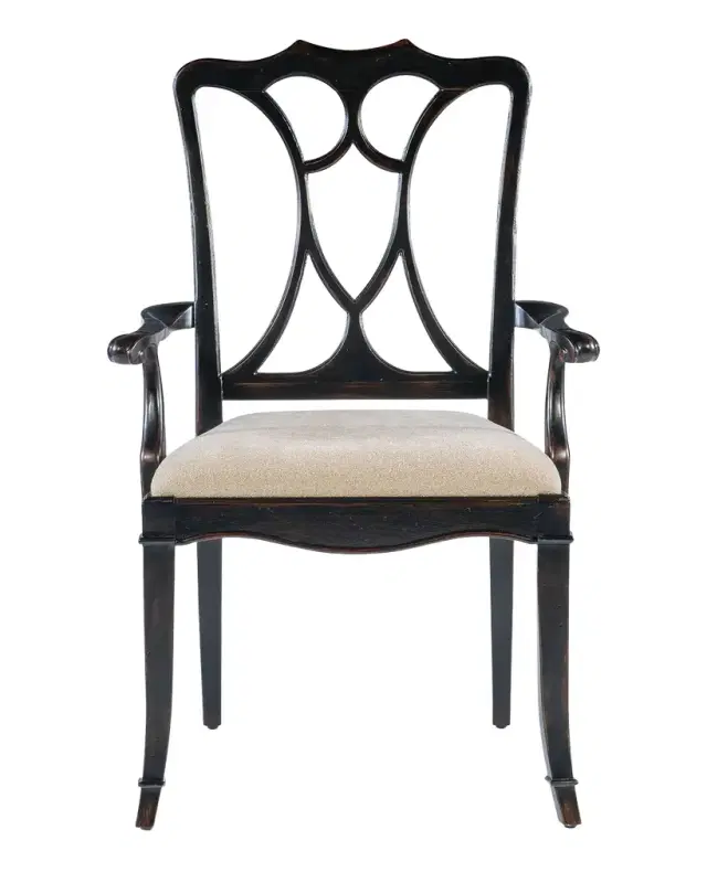 Charleston Upholstered Dining Arm Chair