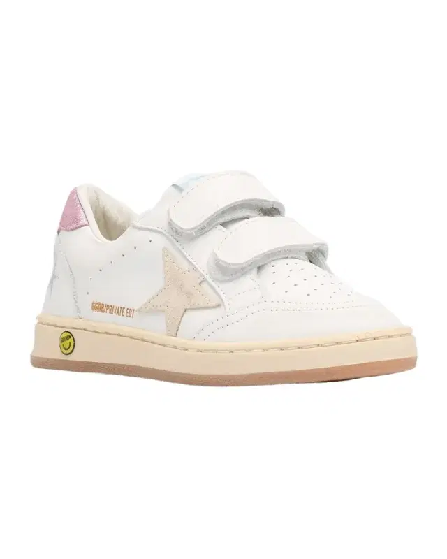 Girl 's Ballstar Leather Dual-Grip Sneakers, Kids