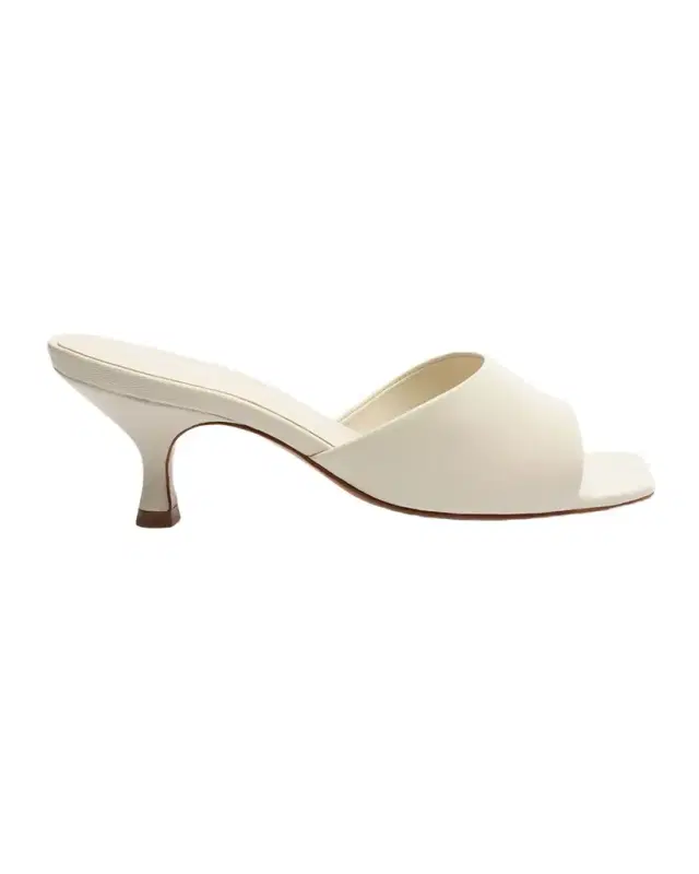 Schutz Dethalia Metallic Stiletto Mule Sandals