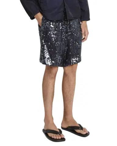 Dries Van Noten Men's Piperi Sequin Shorts | Thumbnail 1 Dries Van Noten Men's Piperi Sequin Shorts | Thumbnail 1