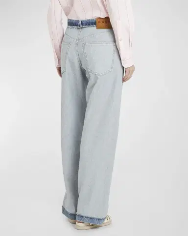 Marni Low-Waisted Reverse Jeans | Thumbnail 3 Marni Low-Waisted Reverse Jeans | Thumbnail 3