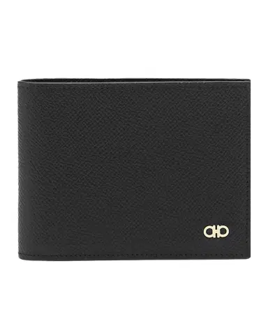 Ferragamo Men's Gancini Grained Leather Bifold Wallet | Thumbnail 1