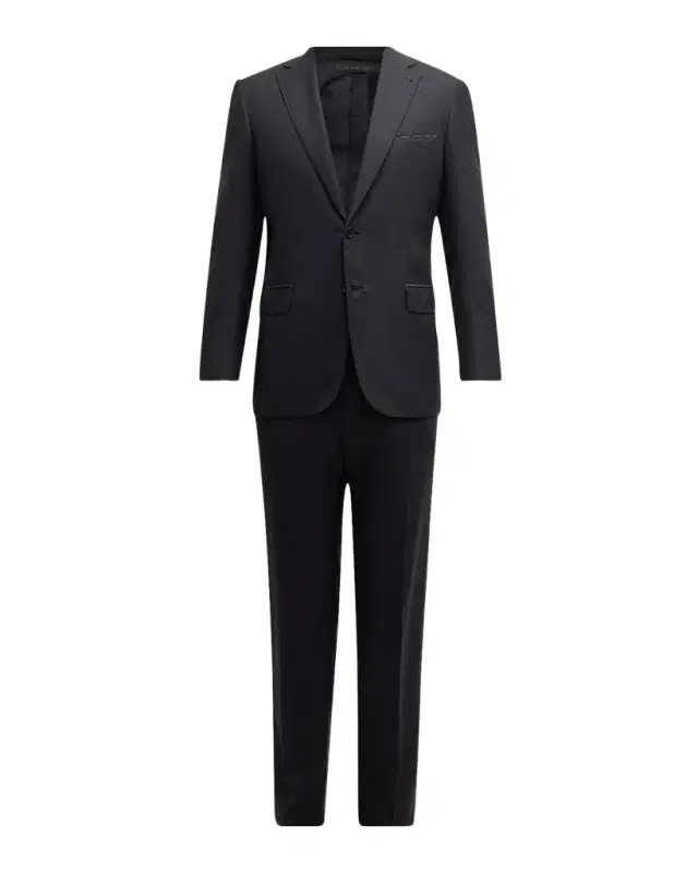 Brioni Men 's Tonal Check Wool Suit