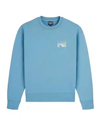 Vilebrequin x Maison Kitsune Men's Wave Sweatshirt | Thumbnail 1 Vilebrequin x Maison Kitsune Men's Wave Sweatshirt | Thumbnail 1