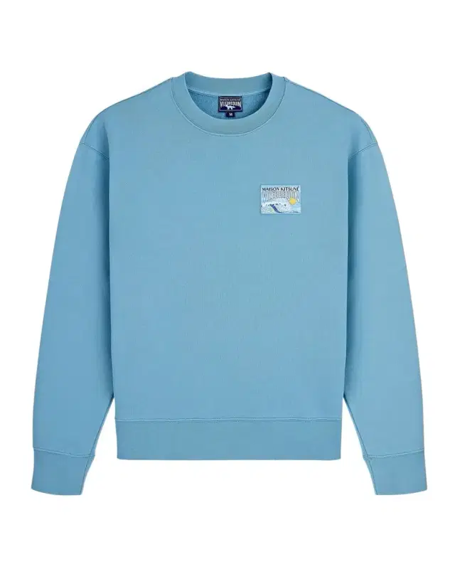 x Maison Kitsune Men 's Wave Sweatshirt