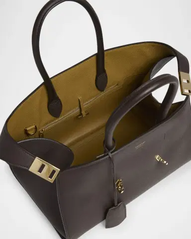 Ferragamo Small Hug Leather Top-Handle Bag | Thumbnail 4