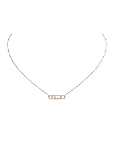 Messika BABY MOVE PAVE DIAMOND NECKLACE | Thumbnail 1 Messika BABY MOVE PAVE DIAMOND NECKLACE | Thumbnail 1