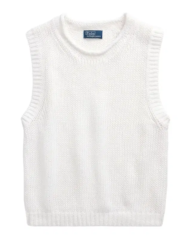 Polo Ralph Lauren Linen-Cotton Sleeveless Sweater Tank