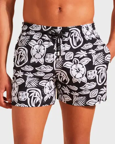 Vilebrequin Men 's Tahiti Graphic Swim Trunks | Thumbnail 2