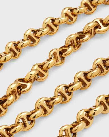 Hoorsenbuhs 18K Yellow Gold 5mm Necklace with Diamond Toggle | Thumbnail 3