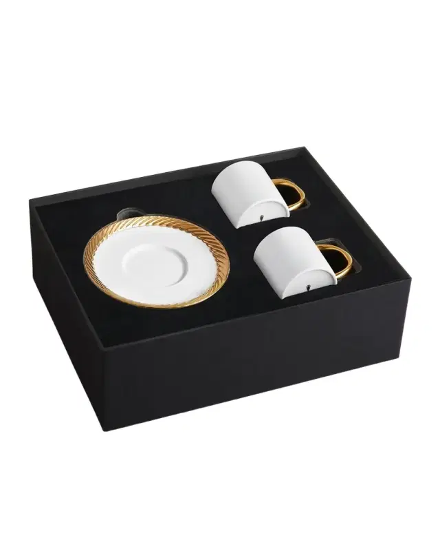 L'Objet Corde Espresso Cup & Saucer