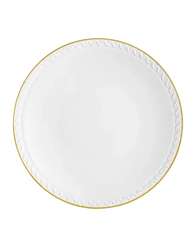L 'Objet Neptune 24K Gold-Rimmed Dessert Plate