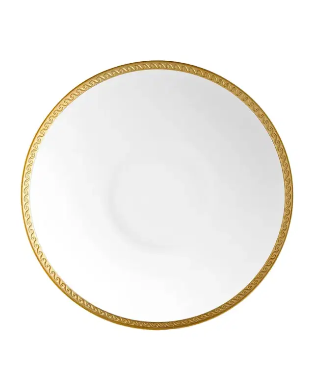 L 'Objet Neptune 24K Gold-Rimmed Coupe Bowl