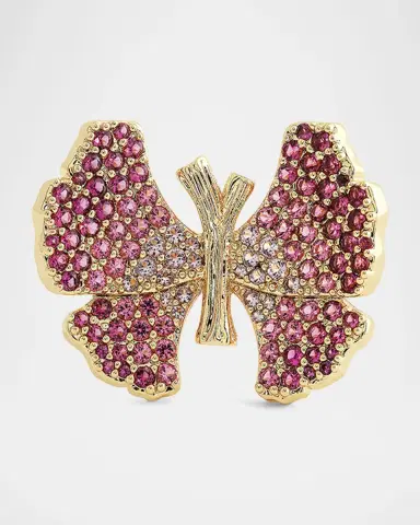 Anabel Aram Jewelry Cubic Zirconia Butterfly Ring | Thumbnail 3