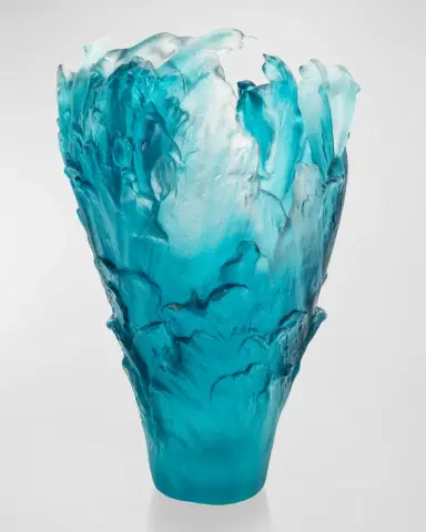 Daum Maya Dolphins Large Vase | Thumbnail 2