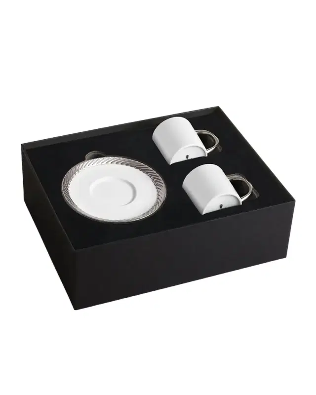 L'Objet Corde Espresso Cup & Saucer