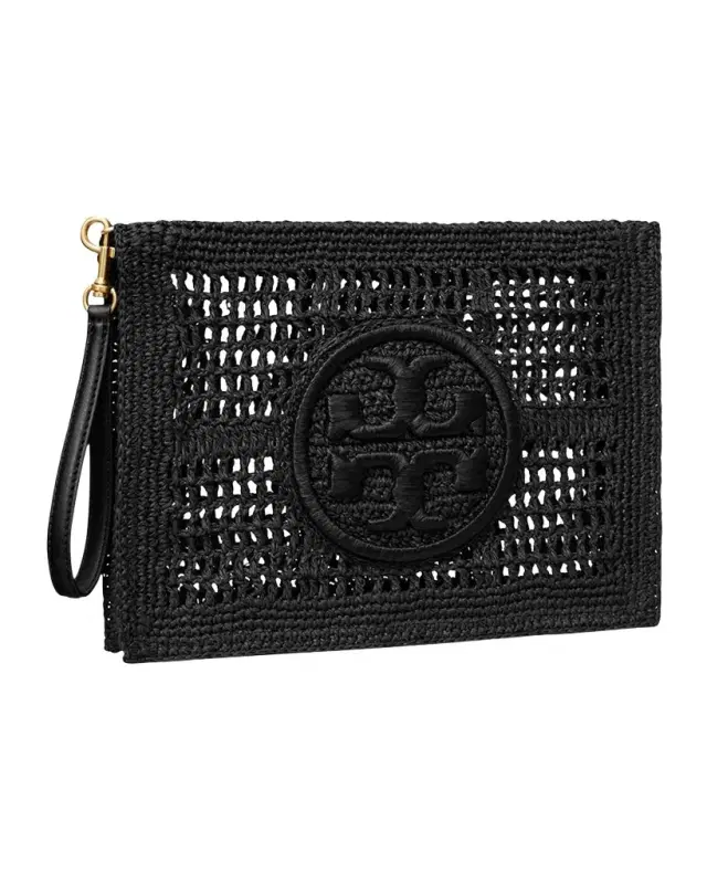 Tory Burch Ella Crochet Pouch Wristlet