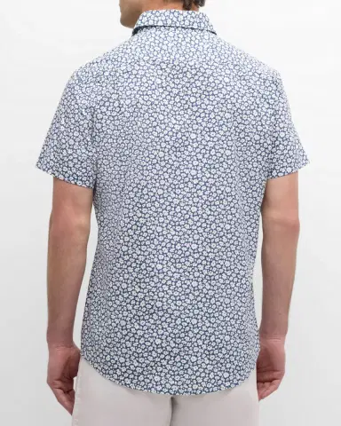 Rodd & Gunn Men's Bolton Street Floral-Print Short-Sleeve Shirt | Thumbnail 4 Rodd & Gunn Men's Bolton Street Floral-Print Short-Sleeve Shirt | Thumbnail 4