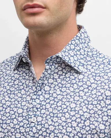 Rodd & Gunn Men's Bolton Street Floral-Print Short-Sleeve Shirt | Thumbnail 5 Rodd & Gunn Men's Bolton Street Floral-Print Short-Sleeve Shirt | Thumbnail 5