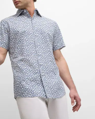 Rodd & Gunn Men's Bolton Street Floral-Print Short-Sleeve Shirt | Thumbnail 6 Rodd & Gunn Men's Bolton Street Floral-Print Short-Sleeve Shirt | Thumbnail 6