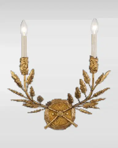 Lucas McKearn Palm d 'Or 2-Light Sconce | Thumbnail 2 Lucas McKearn Palm d 'Or 2-Light Sconce | Thumbnail 2