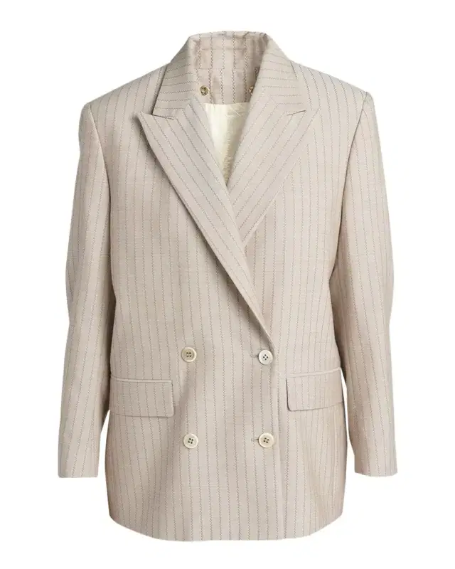 Golden Goose Stripe Jacquard Double-Breasted Blazer