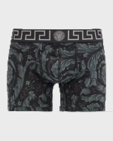 Versace Men's Barocco Organic Jersey Trunks | Thumbnail 3 Versace Men's Barocco Organic Jersey Trunks | Thumbnail 3