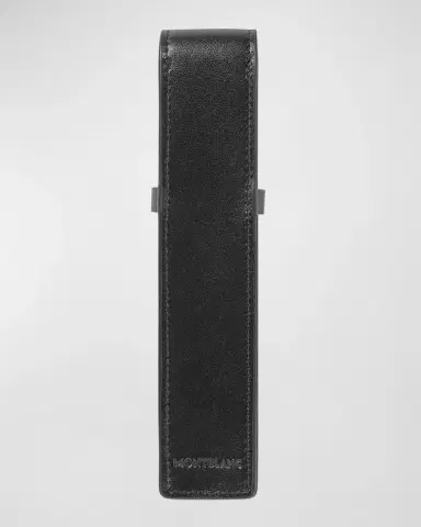Montblanc Men's Meisterstuck Leather 1-Pen Pouch | Thumbnail 2