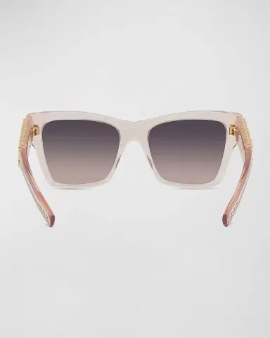 Givenchy Plumeties Crystal & Acetate Square Sunglasses | Thumbnail 5 Givenchy Plumeties Crystal & Acetate Square Sunglasses | Thumbnail 5