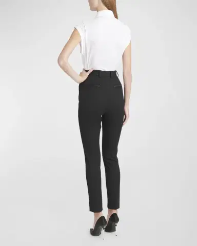 Dolce & Gabbana Lana Straight-Leg Gabardine Pants | Thumbnail 4 Dolce & Gabbana Lana Straight-Leg Gabardine Pants | Thumbnail 4