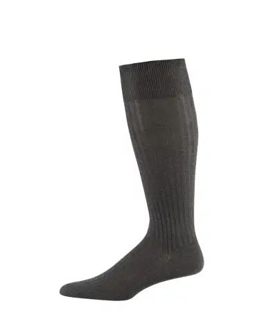 Pantherella Men's Over-the-Calf Ribbed Lisle Socks | Thumbnail 1