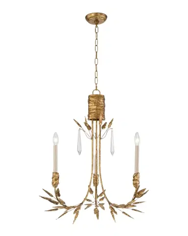 Lucas McKearn Palm d 'Or 3-Light Chandelier | Thumbnail 1 Lucas McKearn Palm d 'Or 3-Light Chandelier | Thumbnail 1