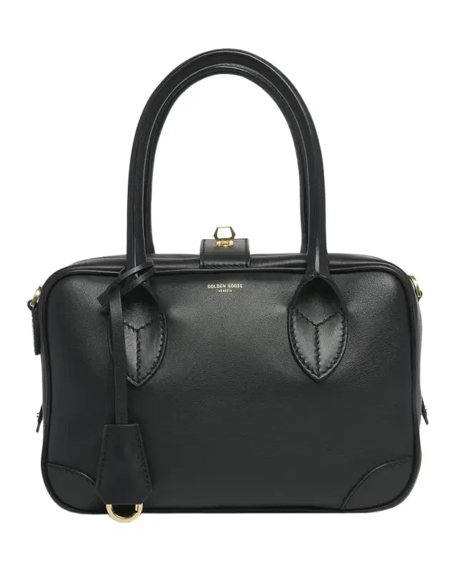 Golden Goose Vita Zip Calf Leather Top-Handle Bag