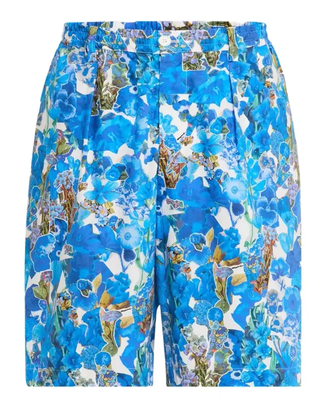 Men 's Patterned Drawstring Shorts