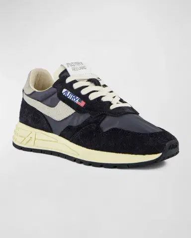 Autry Reelwind Suede Retro Trainer Sneakers | Thumbnail 2