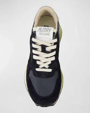 Autry Reelwind Suede Retro Trainer Sneakers | Thumbnail 4