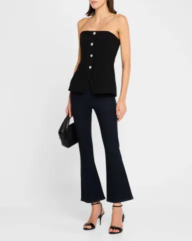 Veronica Beard Carson Off-Duty Kick-Flare Jeans | Thumbnail 2