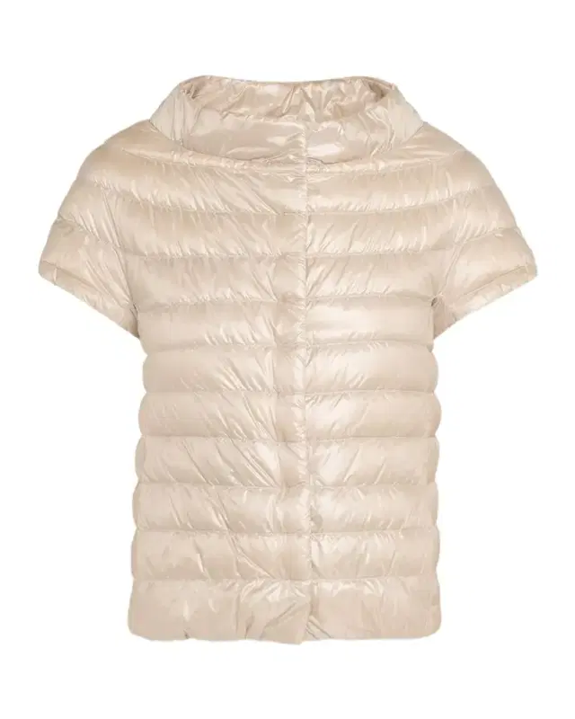 Emilia Water-Resistant Ultralight Nylon Puffer Cape
