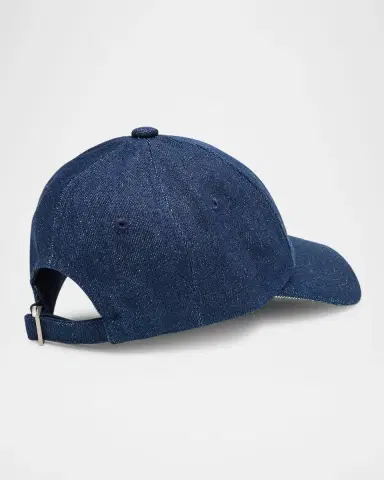 Jacquemus Men 's Gadjo Denim Baseball Cap | Thumbnail 2