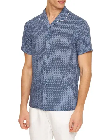 Orlebar Brown Men's Hibbert Perez Camp Shirt | Thumbnail 1